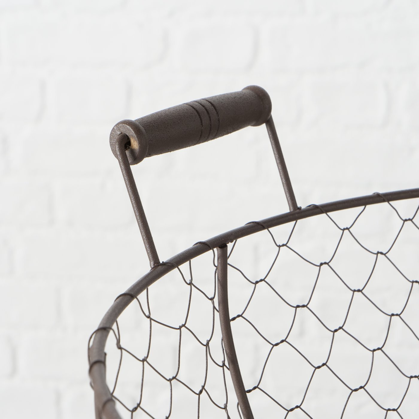 Drahtkörbe 3er Set Wire 1, braun 
