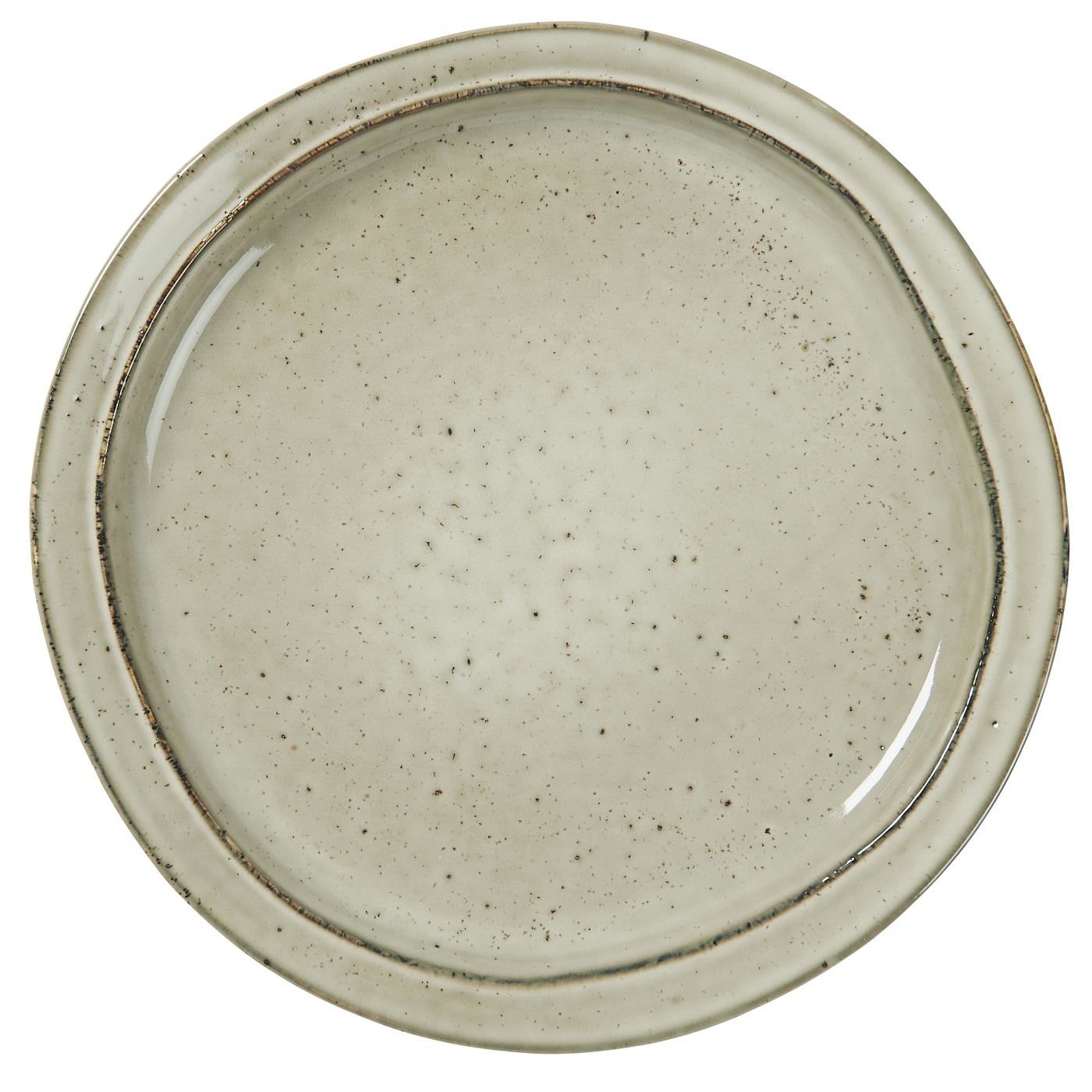 Essteller Dunes Steingut, sand H: 3 Ø: 28