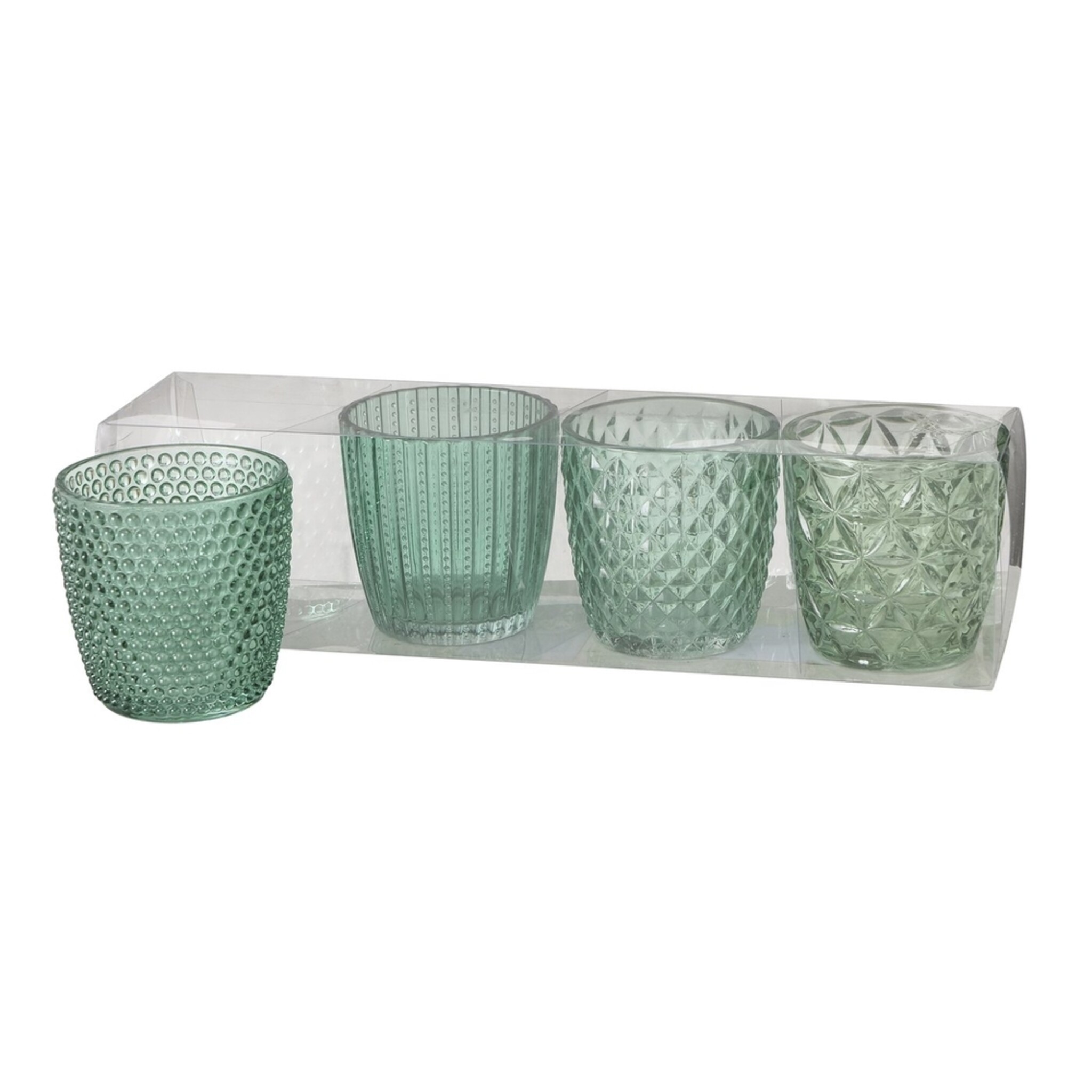 Windlicht Marilu 4er Set, petrol 