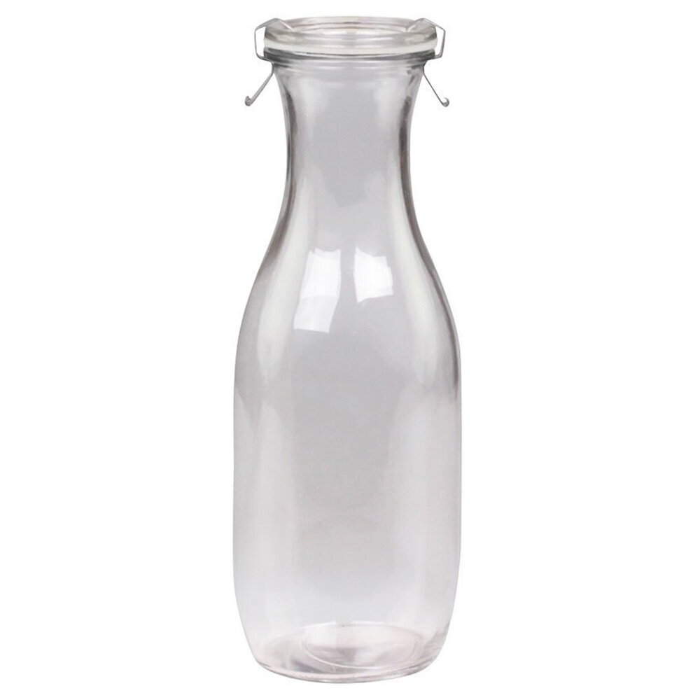 Französische Einmachflasche, farblos H26/D8,5 cm 1000 ml