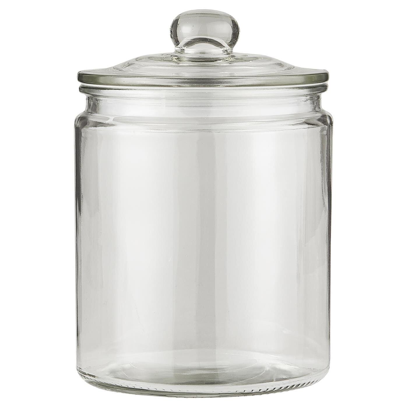 Glasbehälter mit Glasdeckel, farblos Höhe 29 cm, Ø 20 cm, 5500 ml