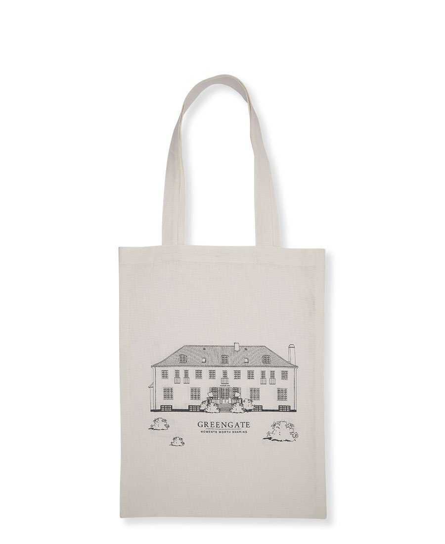 GreenGate Baumwoll-Tasche, weiss 