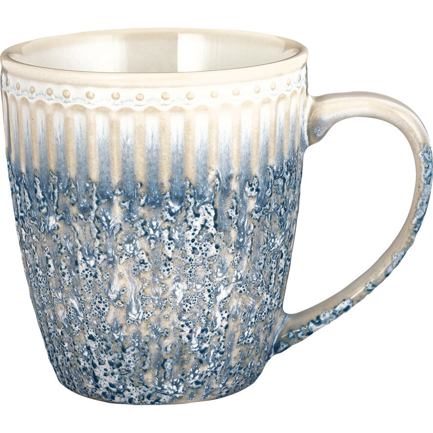 GreenGate Becher Alice Everyday mit Henkel, ripple blue 