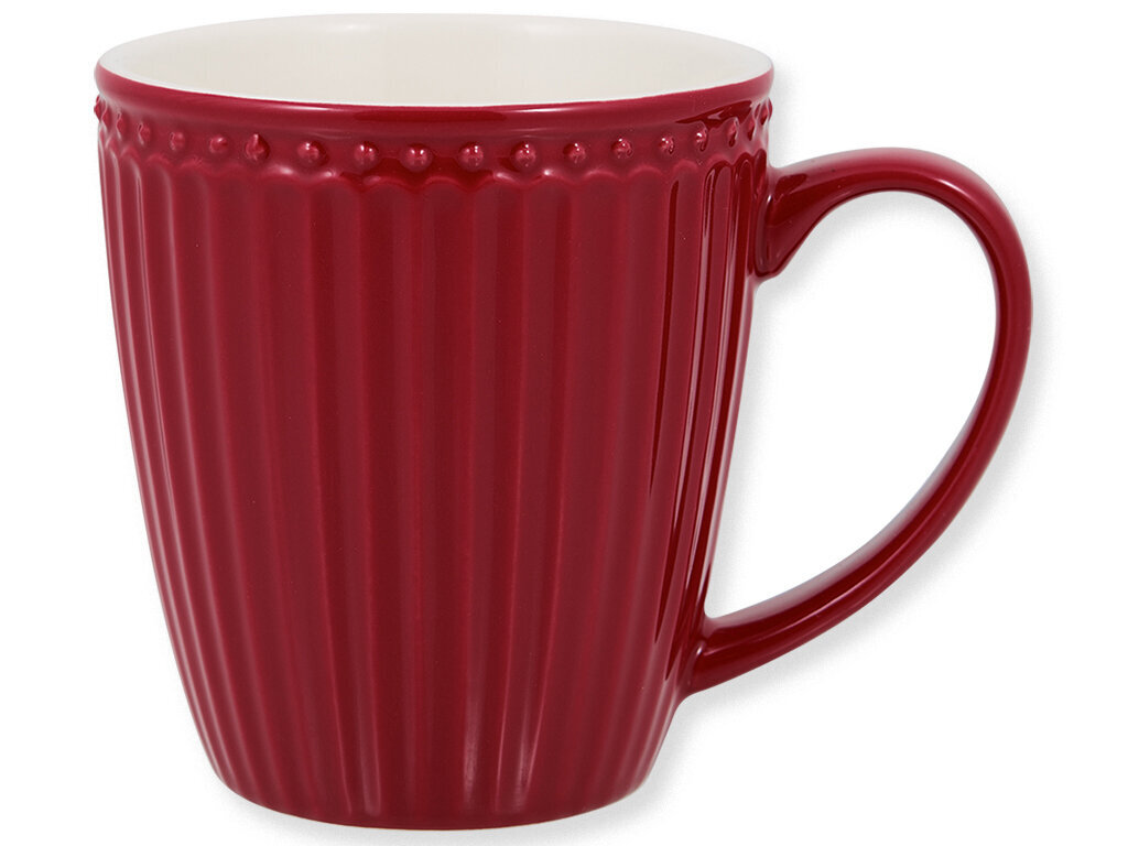 GreenGate Becher Alice Everyday mit Henkel, claret red 