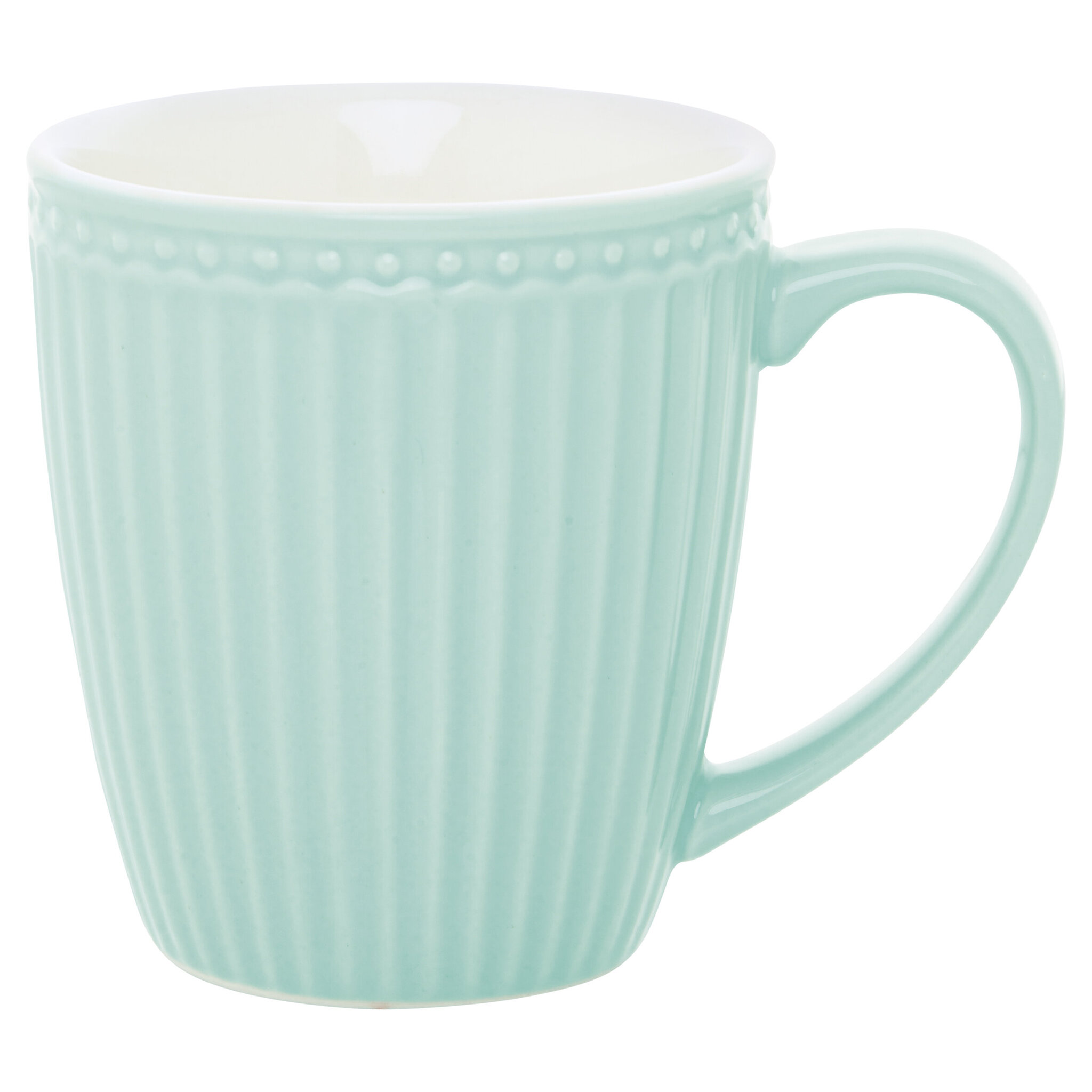 GreenGate Becher Alice Everyday mit Henkel, cool mint 