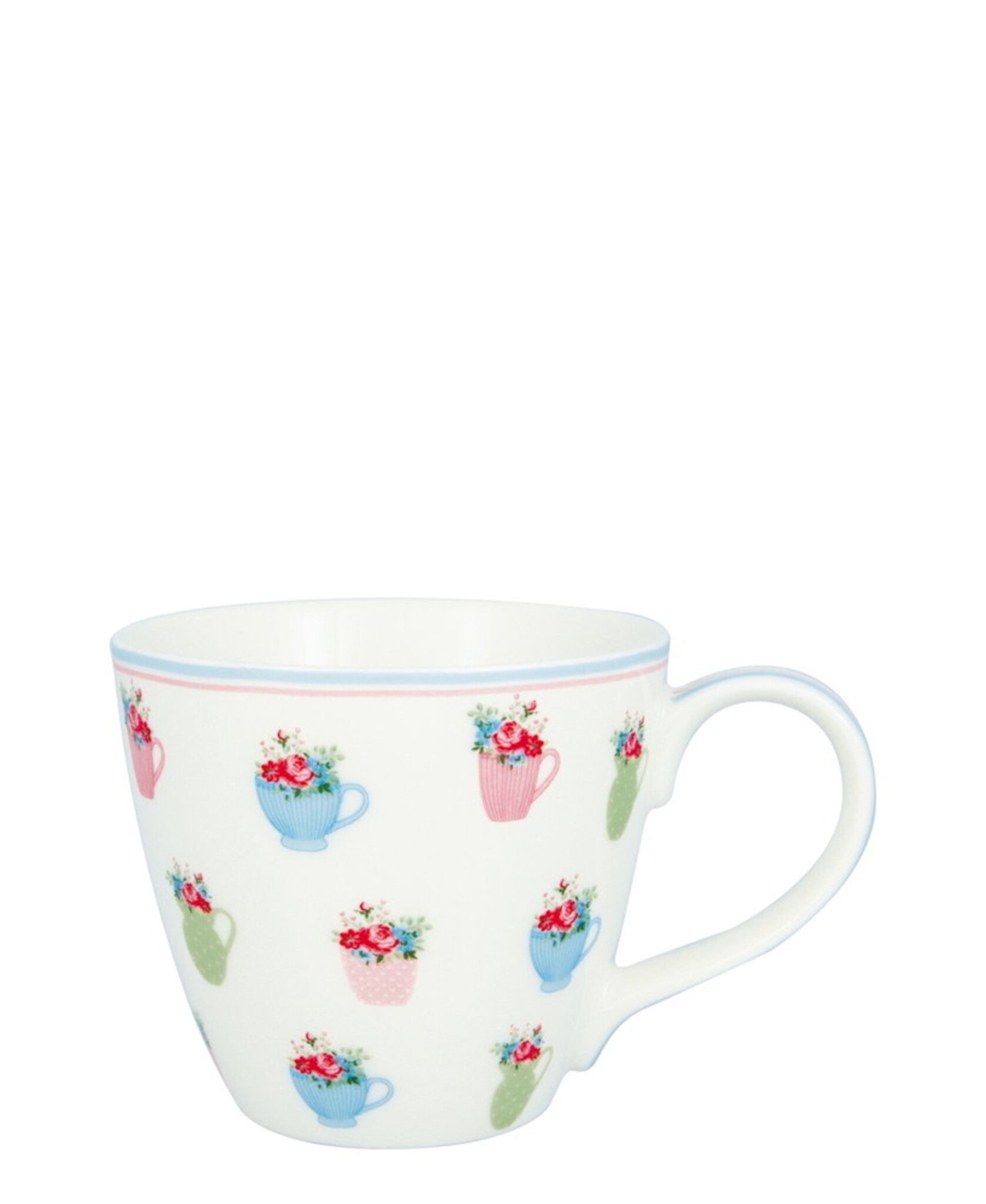 Becher Annalise white, weiss 