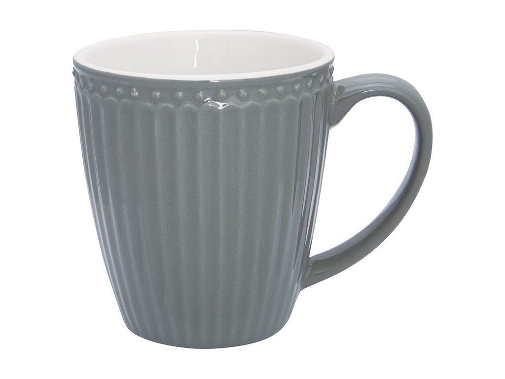GreenGate Becher Alice Everyday mit Henkel, stone grey 