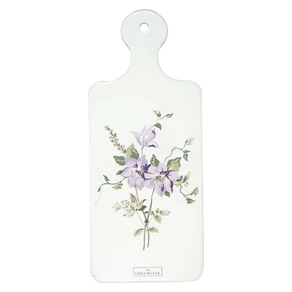 Greengate Brettchen, Untersetzer Jacobe white, weiss 