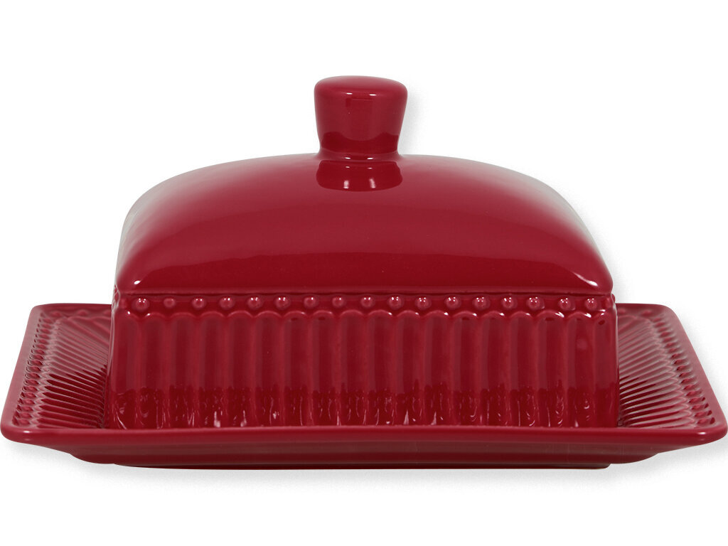 Butterdose Alice, claret red L17 x B14 x H9 cm