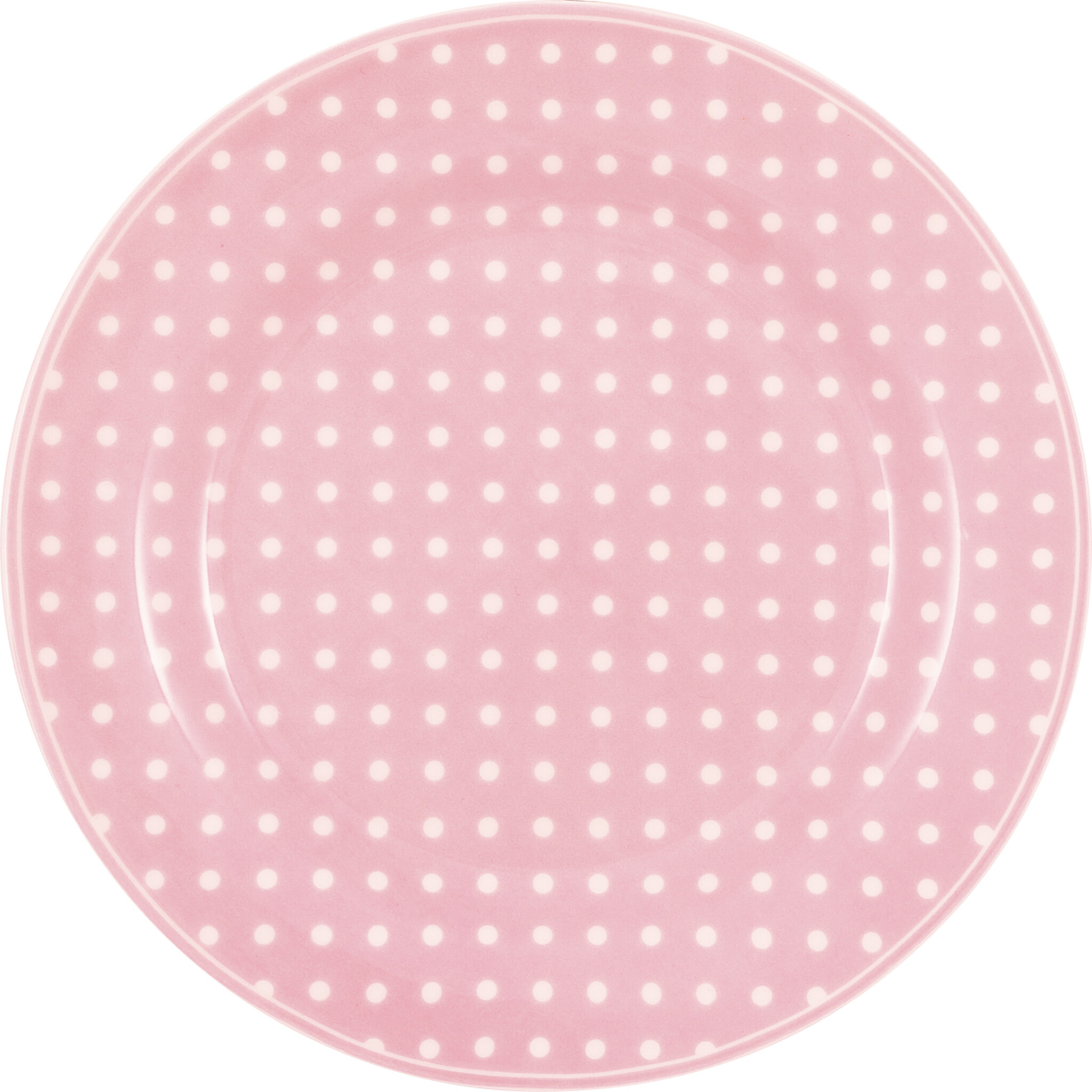 Dessert Teller, Frühstücksteller Dotty, pale pink 