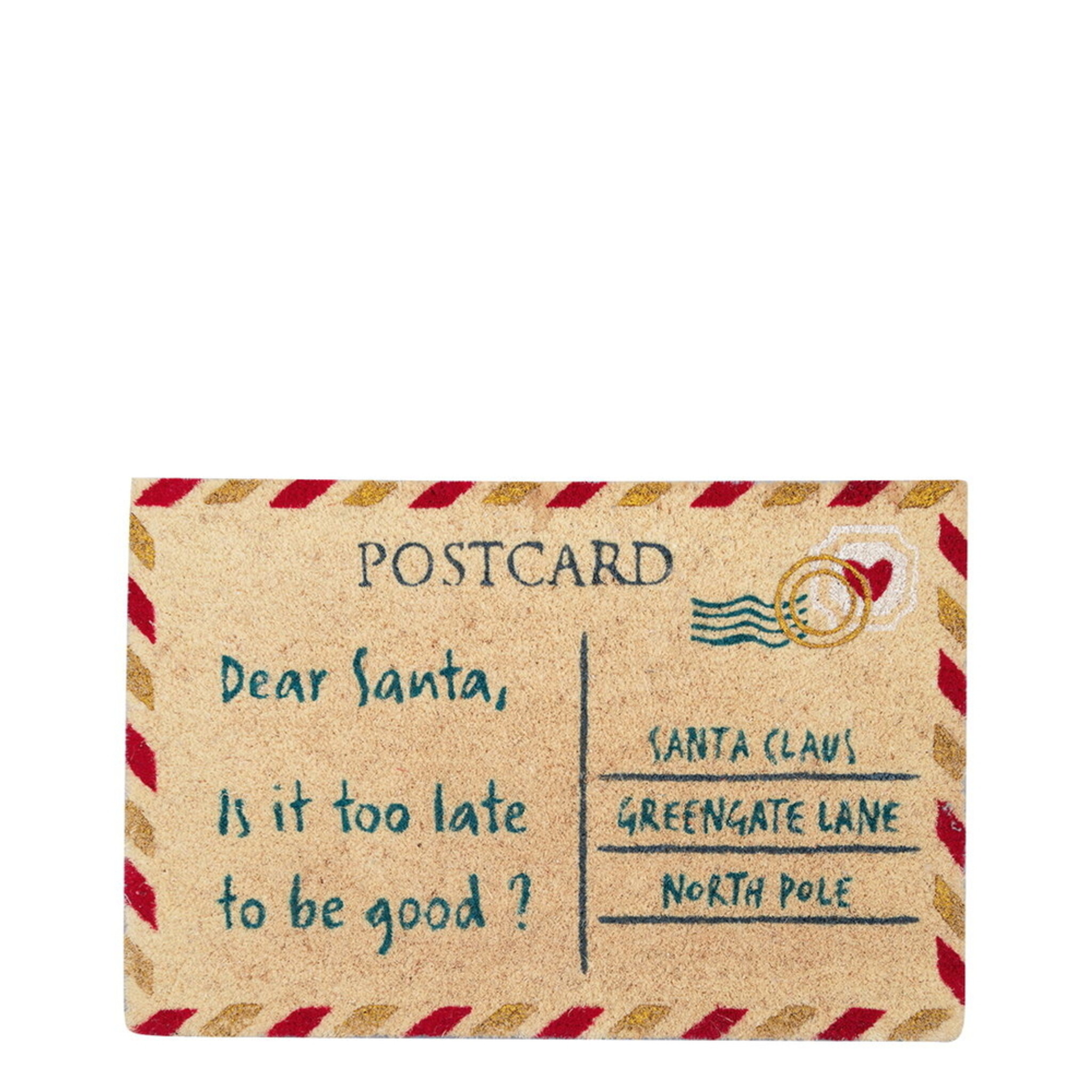 Fussmatte Xmas Letter, natur 