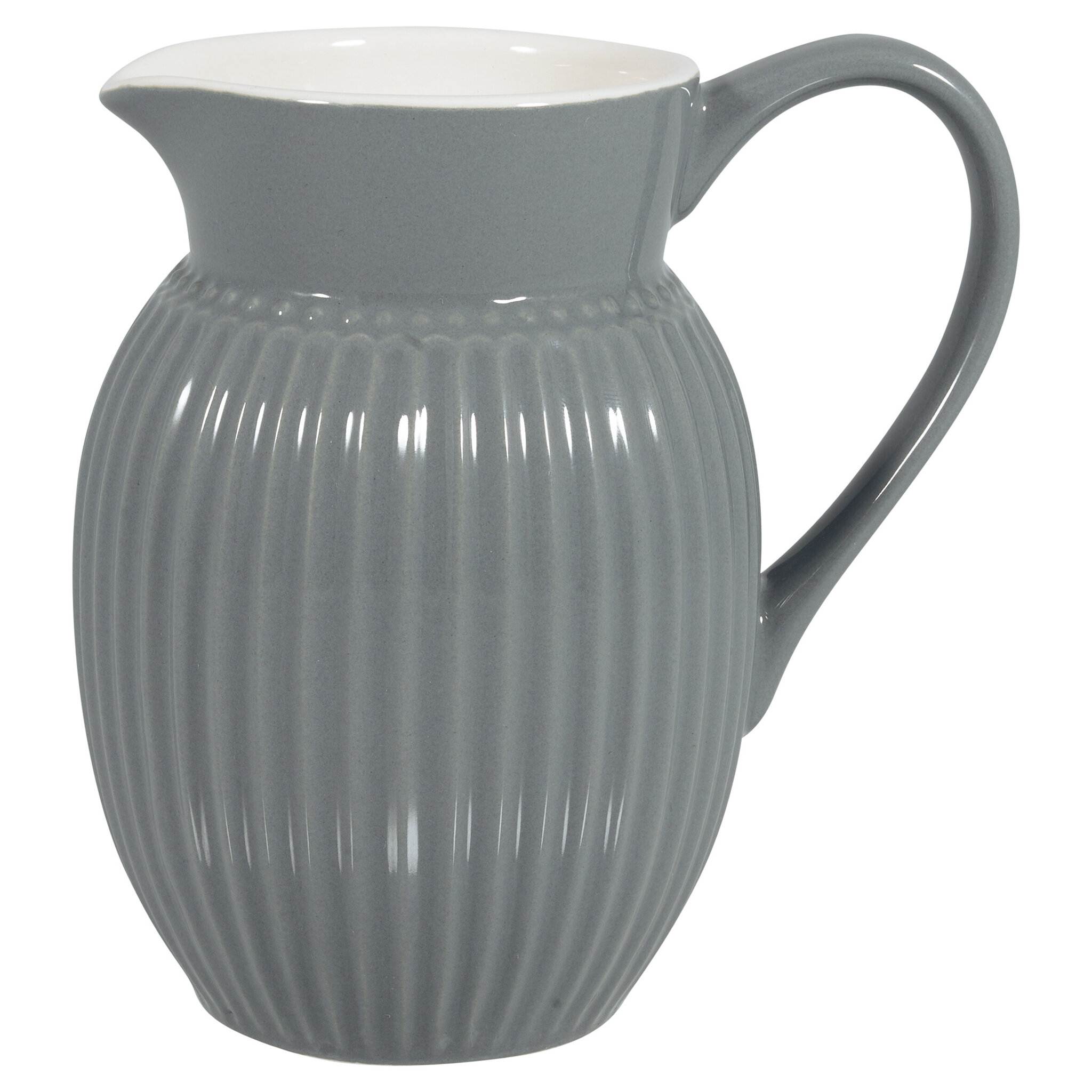 Krug aus Steingut Alice, stone grey Ø 10, Höhe 13 cm, 0,5L
