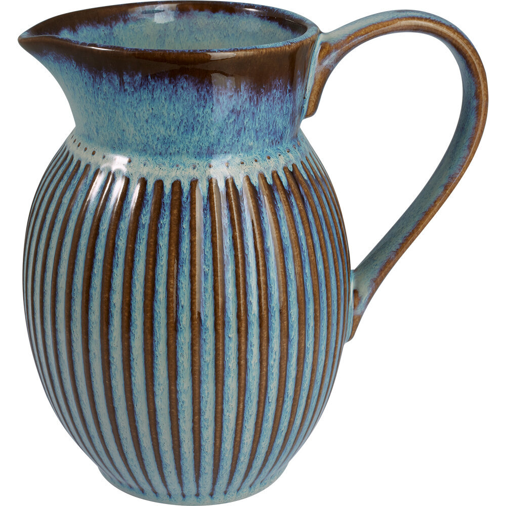 Krug aus Steingut Alice, oyster blue Ø 13,5, Höhe 18,5 cm, 1,5L