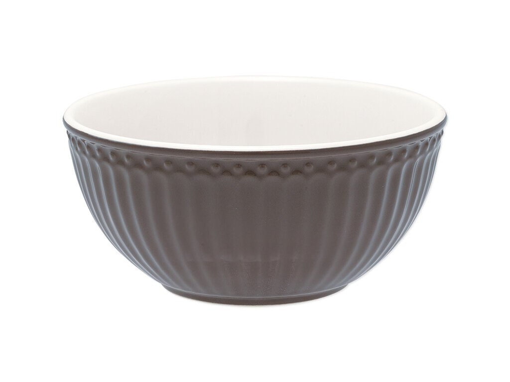 GreenGate Müsli Schale Alice, dark chocolate 