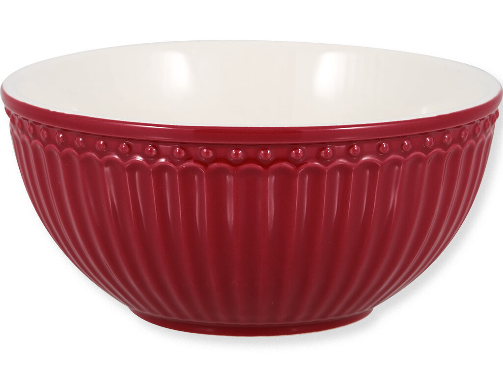 GreenGate Müsli Schale Alice, claret red 