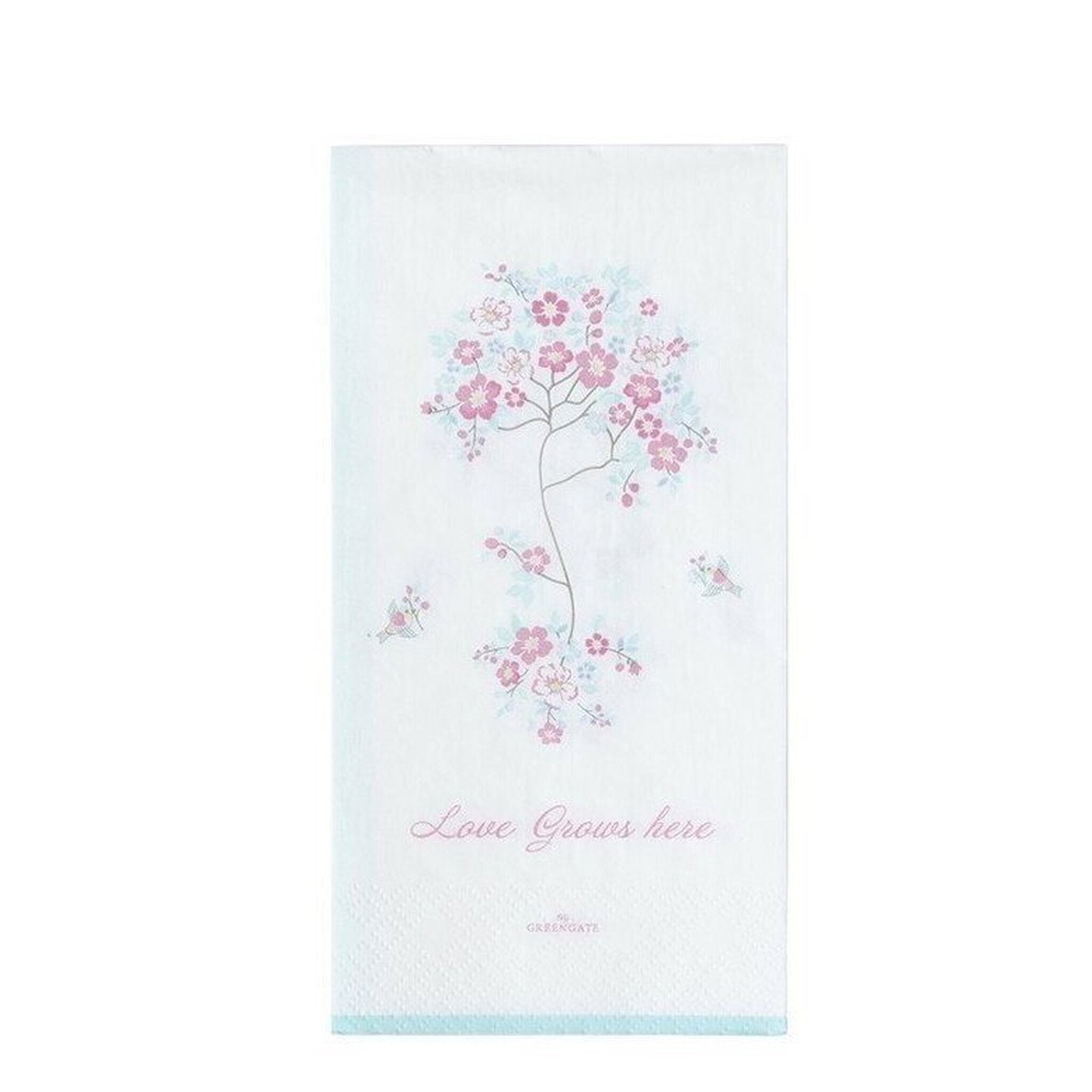 Papierserviette Desdemona white hochkantig 16pcs, weiss 40 x 40 cm