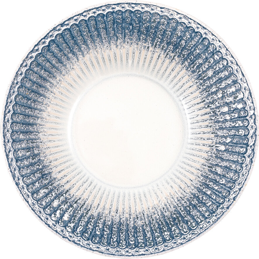 Pasta Teller Alice, ripple blue 