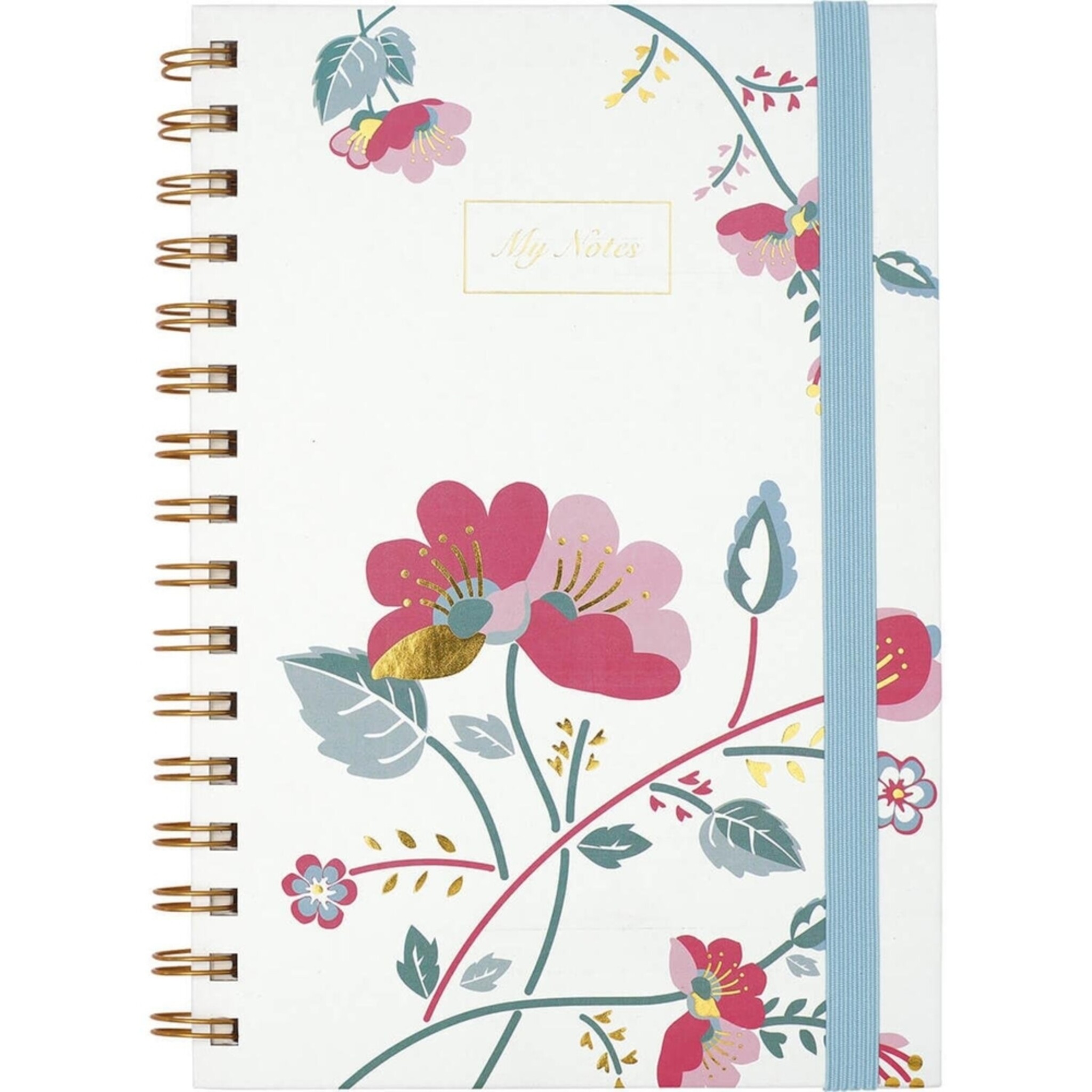 Greengate Notizbuch Mozy, weiss A5 14,5 x 21,5 cm