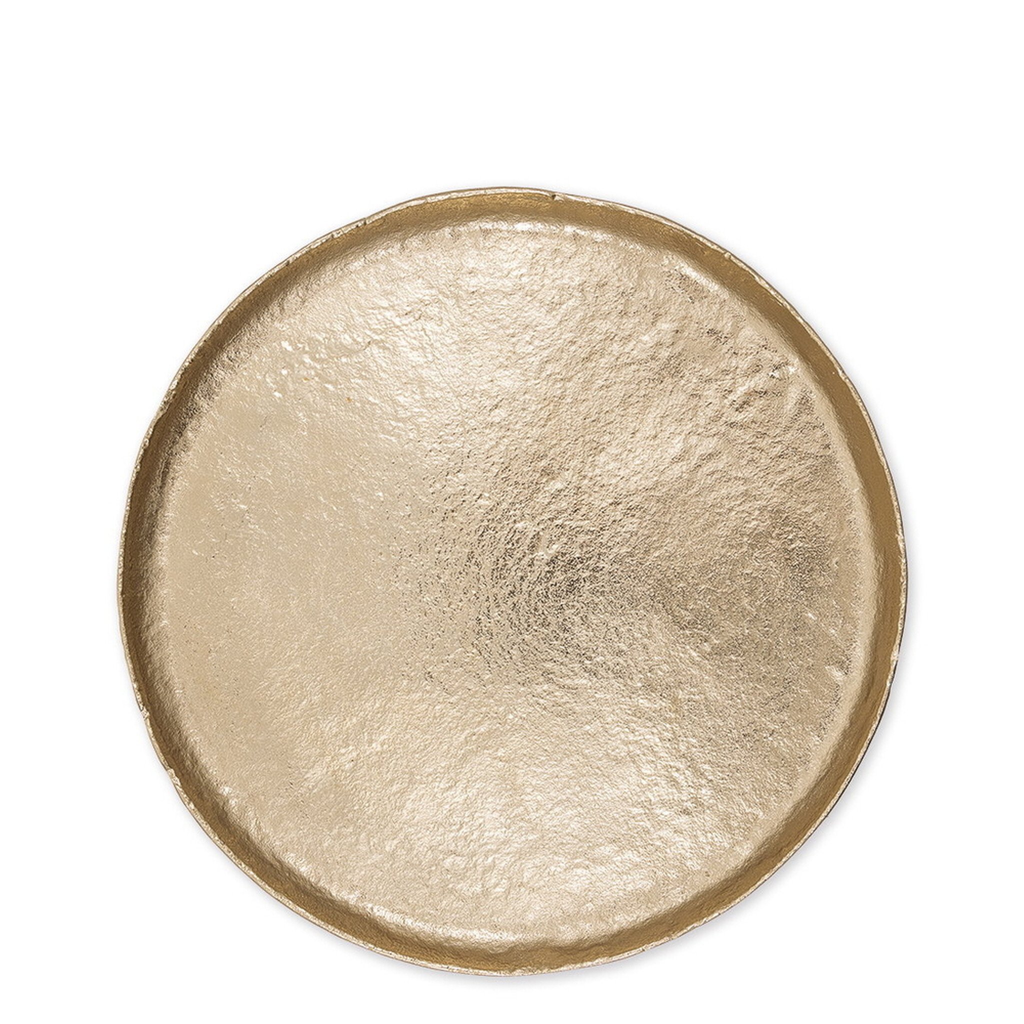 GreenGate Tablett Round Gold XL