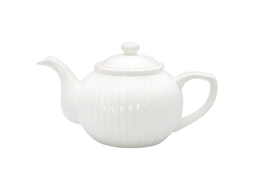 GreenGate Teekanne Alice, white 