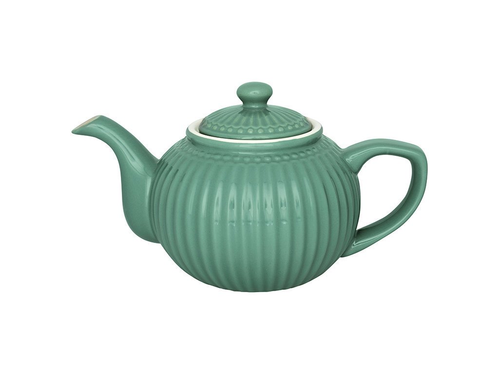 GreenGate Teekanne Alice, dusty green 