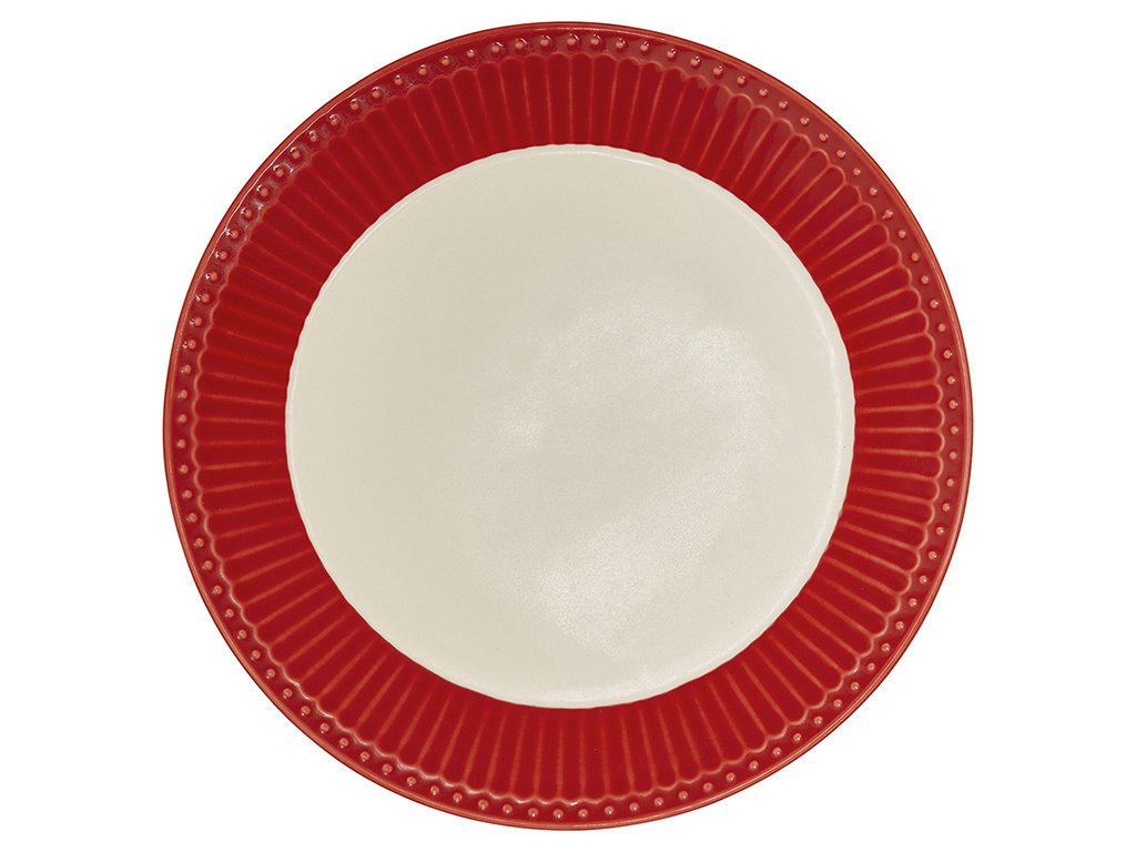 GreenGate Frühstücksteller Alice, red 