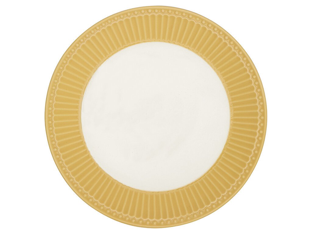 GreenGate Frühstücksteller Alice, honey mustard 