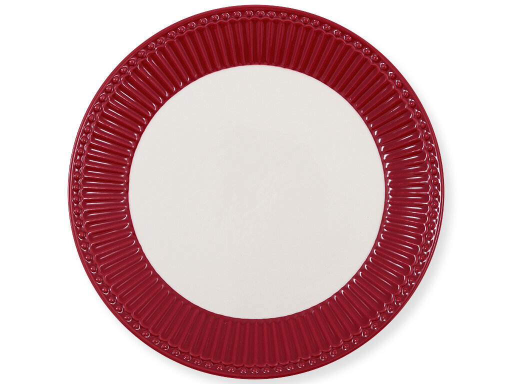 GreenGate Frühstücksteller Alice, claret red 