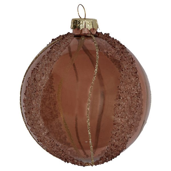 Weihnachtskugel Elouise braun | GreenGate