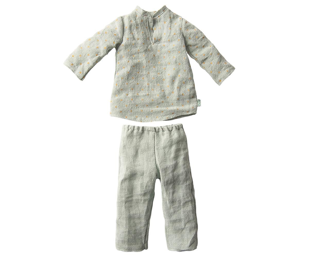 Hase in der Größe 3 im Pyjama, grau Grösse 3; 44 cm