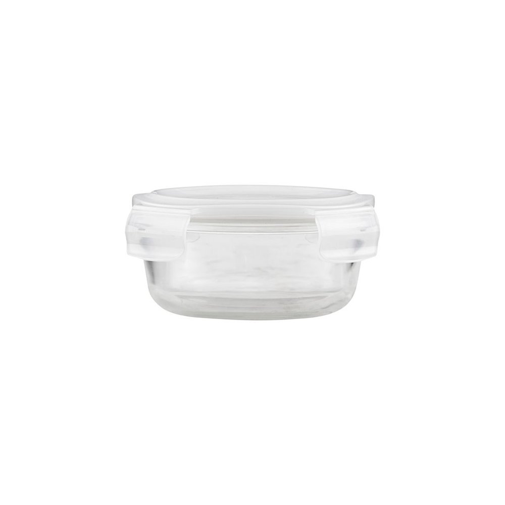 House Doctor Aufbewahrung mit Deckel Round, transparent 6 x Ø14cm