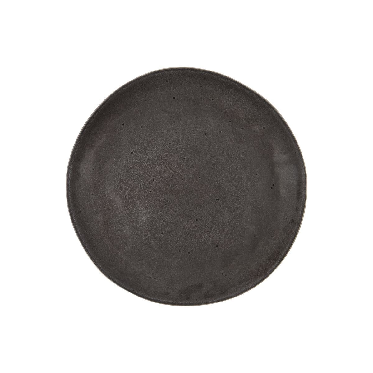 Essteller Rustic, dunkelgrau 