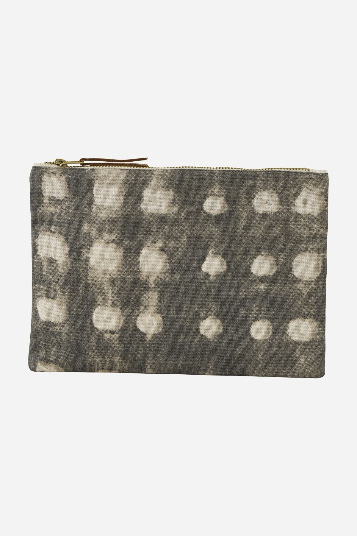 Kosmetiktasche Dots, grau 