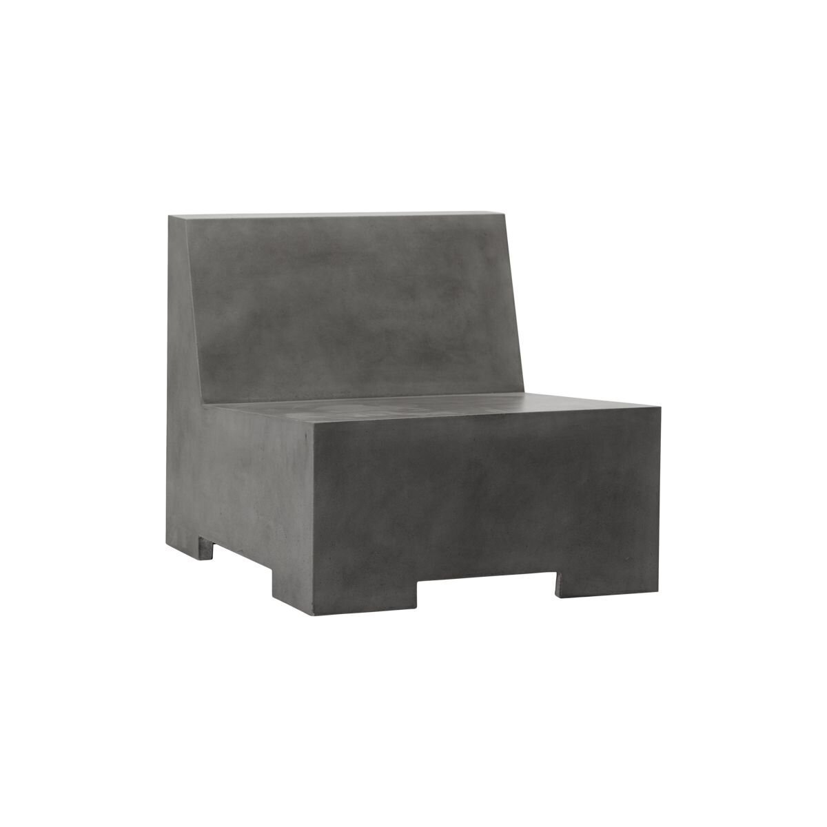 Beton-Loungesessel Loun, grau 