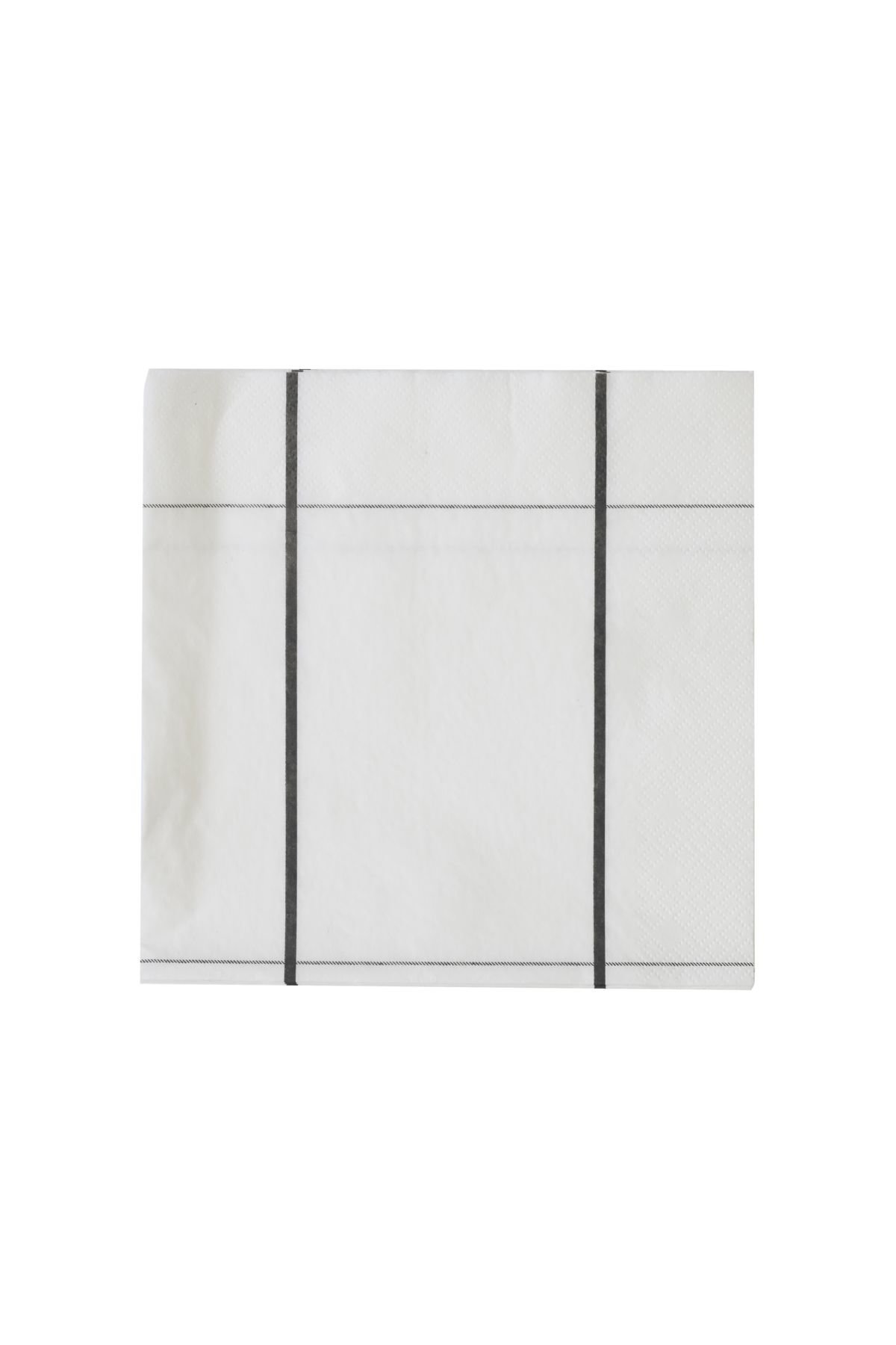 Servietten Graphic, weiss 