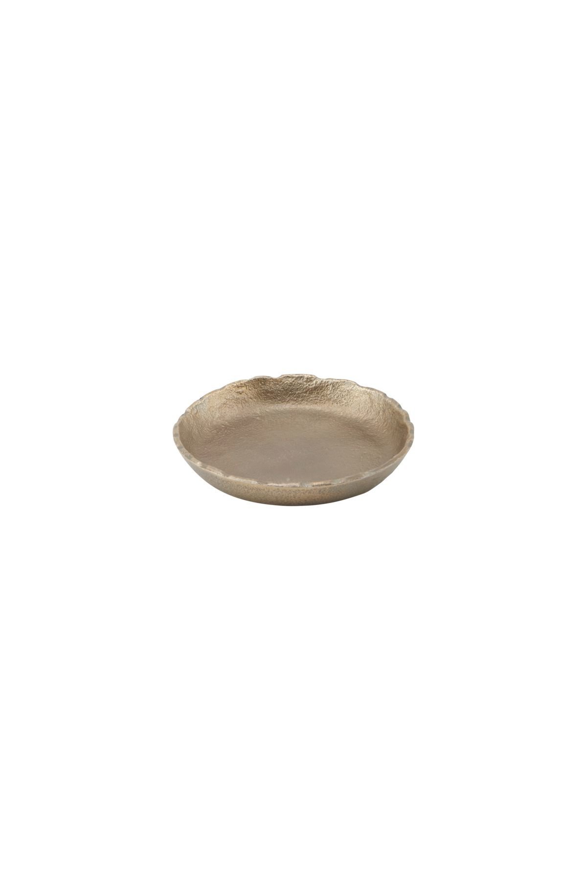 Tablett Trib, gold Ø12cm