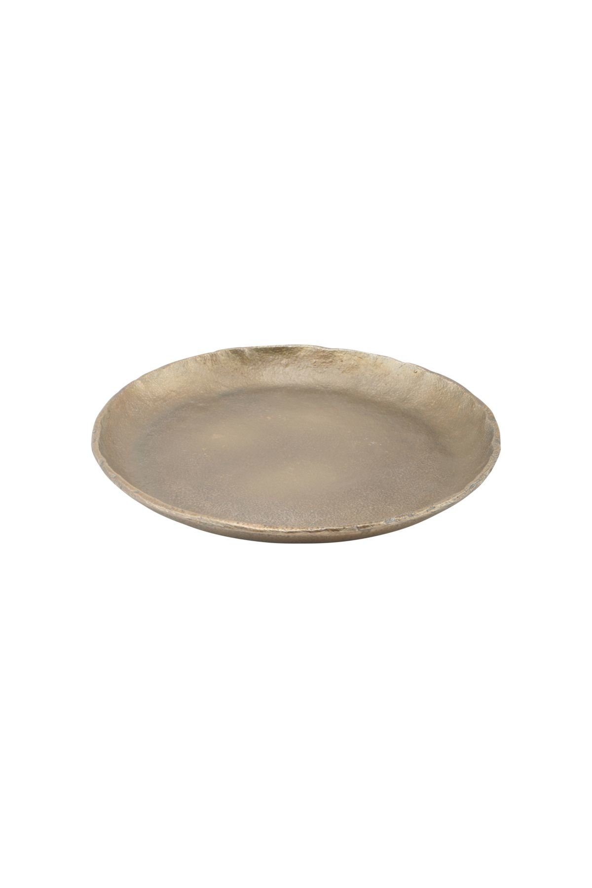 Tablett Trib, gold Ø20cm