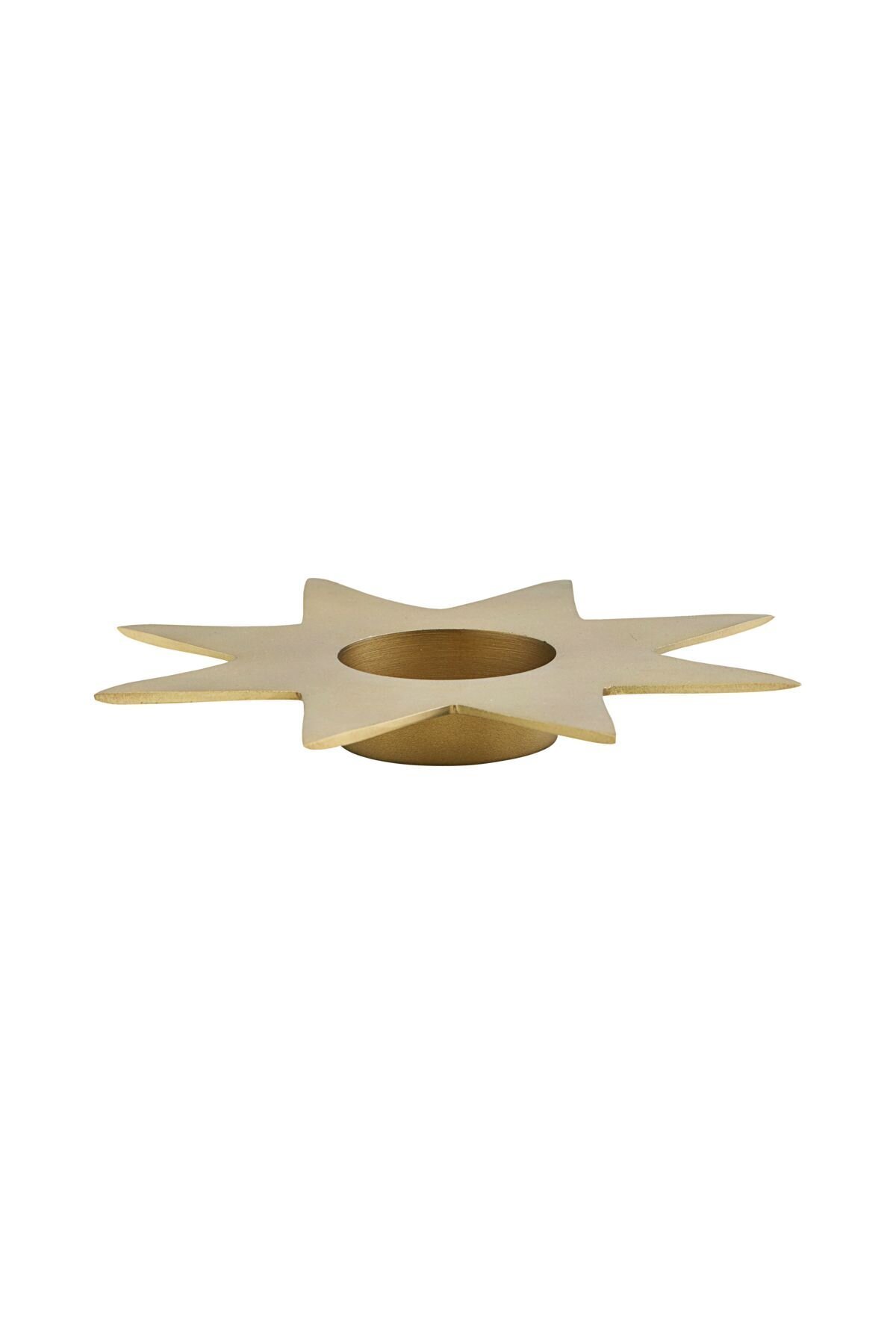 Teelichthalter Star, gold 