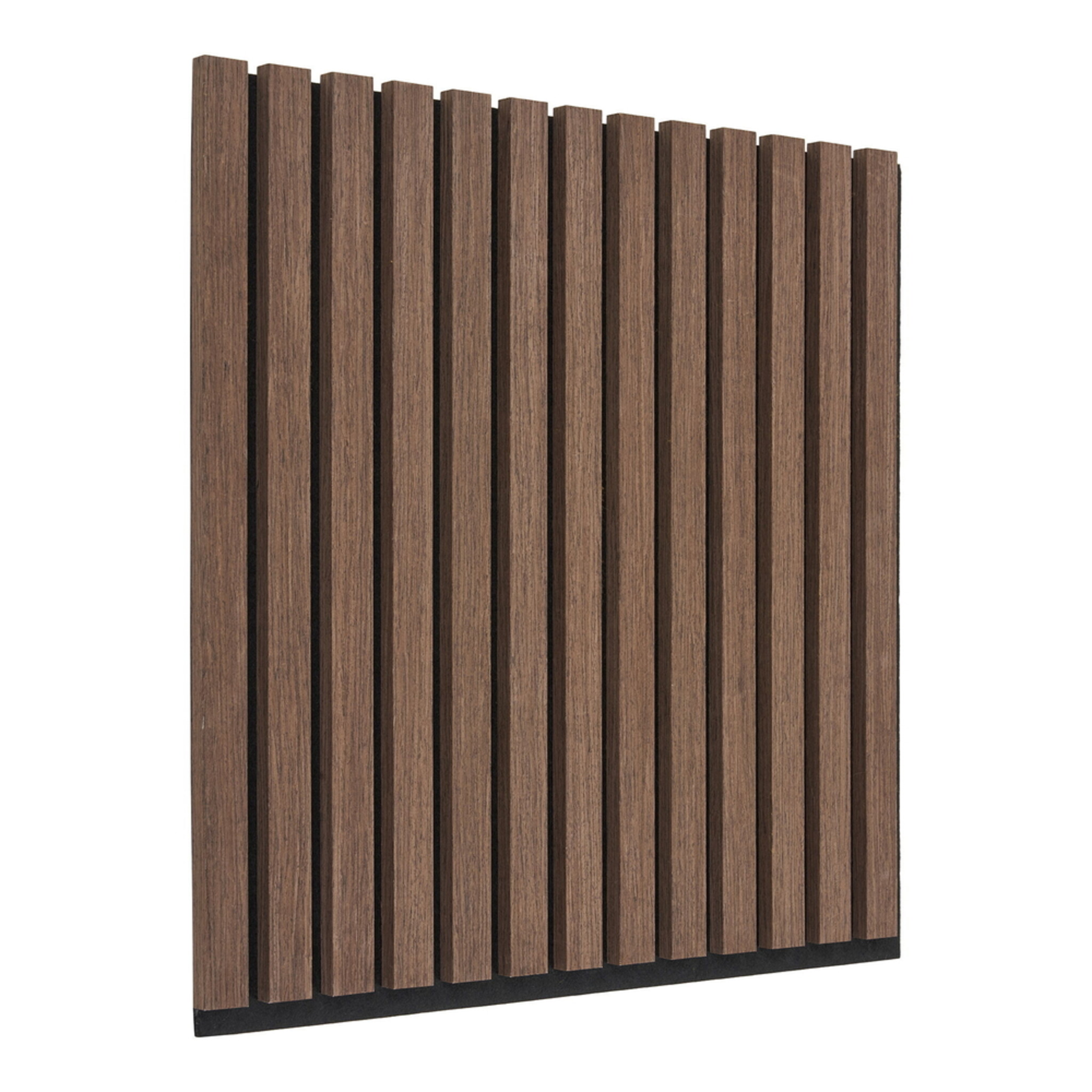 Akustikpaneel, walnuss 52 x 2,2 x 52 cm