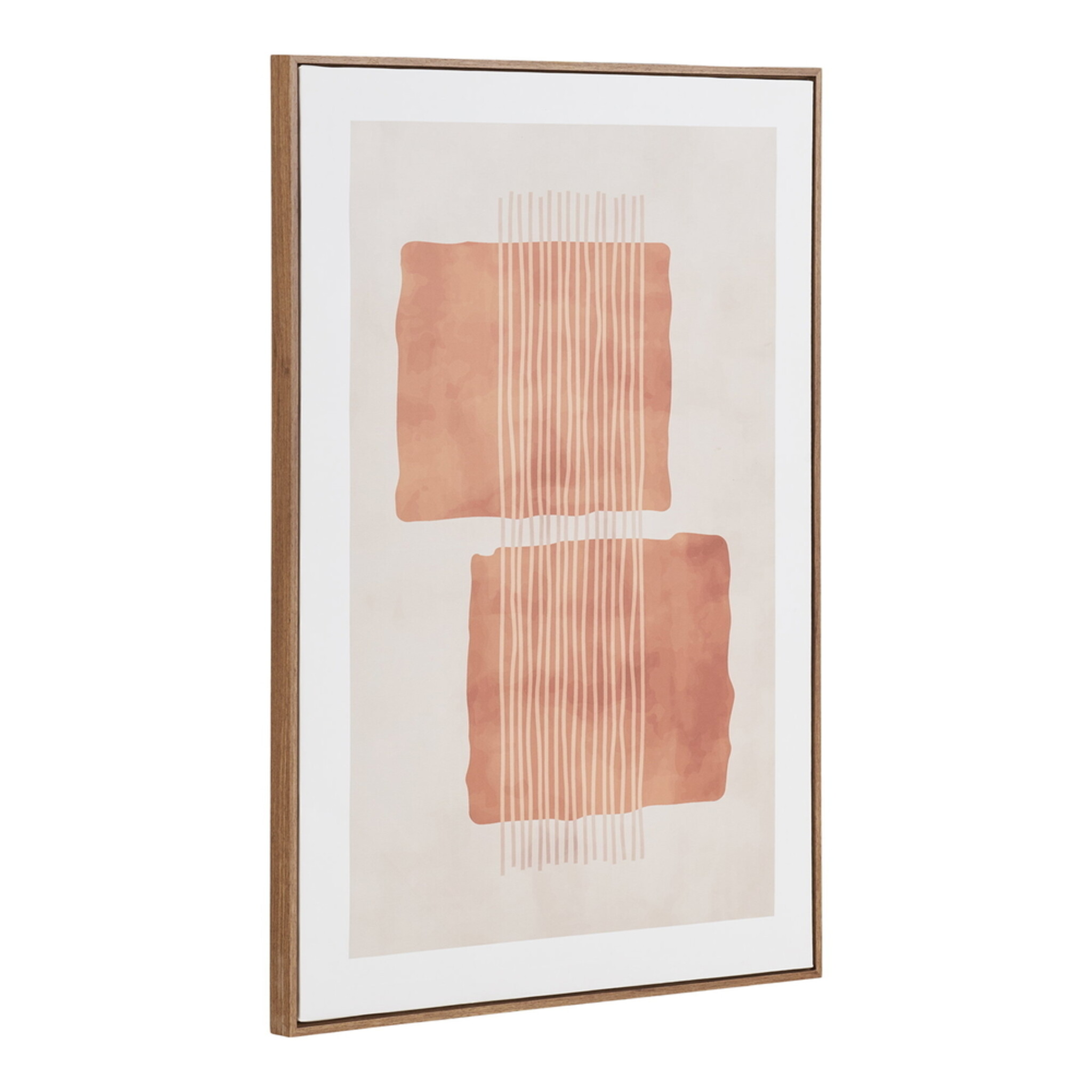 Canvas Wandbild Mina Beige/Braun 50x70 cm, braun 50 x 2 x 70 cm
