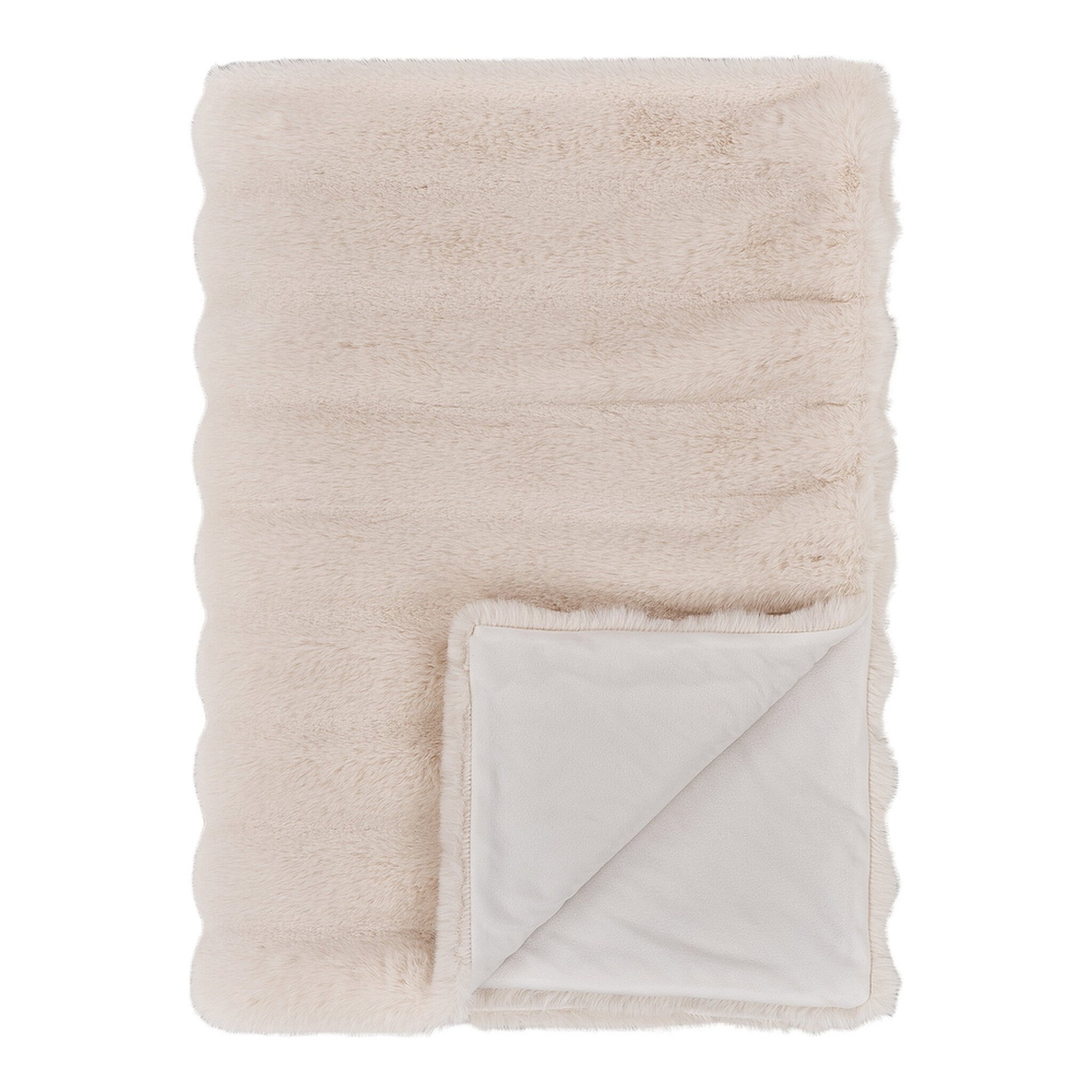 House Nordic Galena Plaid Kunstfell, weiss 