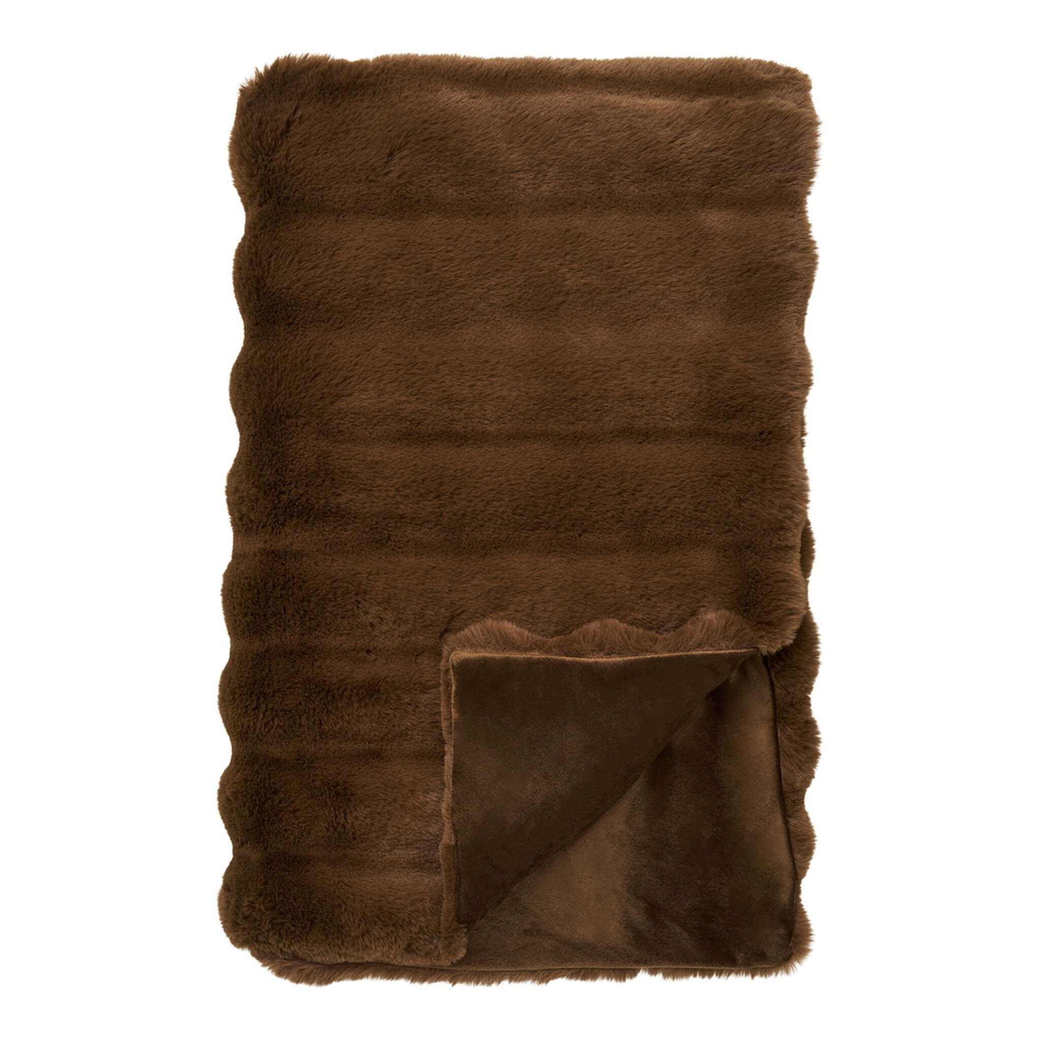 House Nordic Galena Plaid Kunstfell, braun 