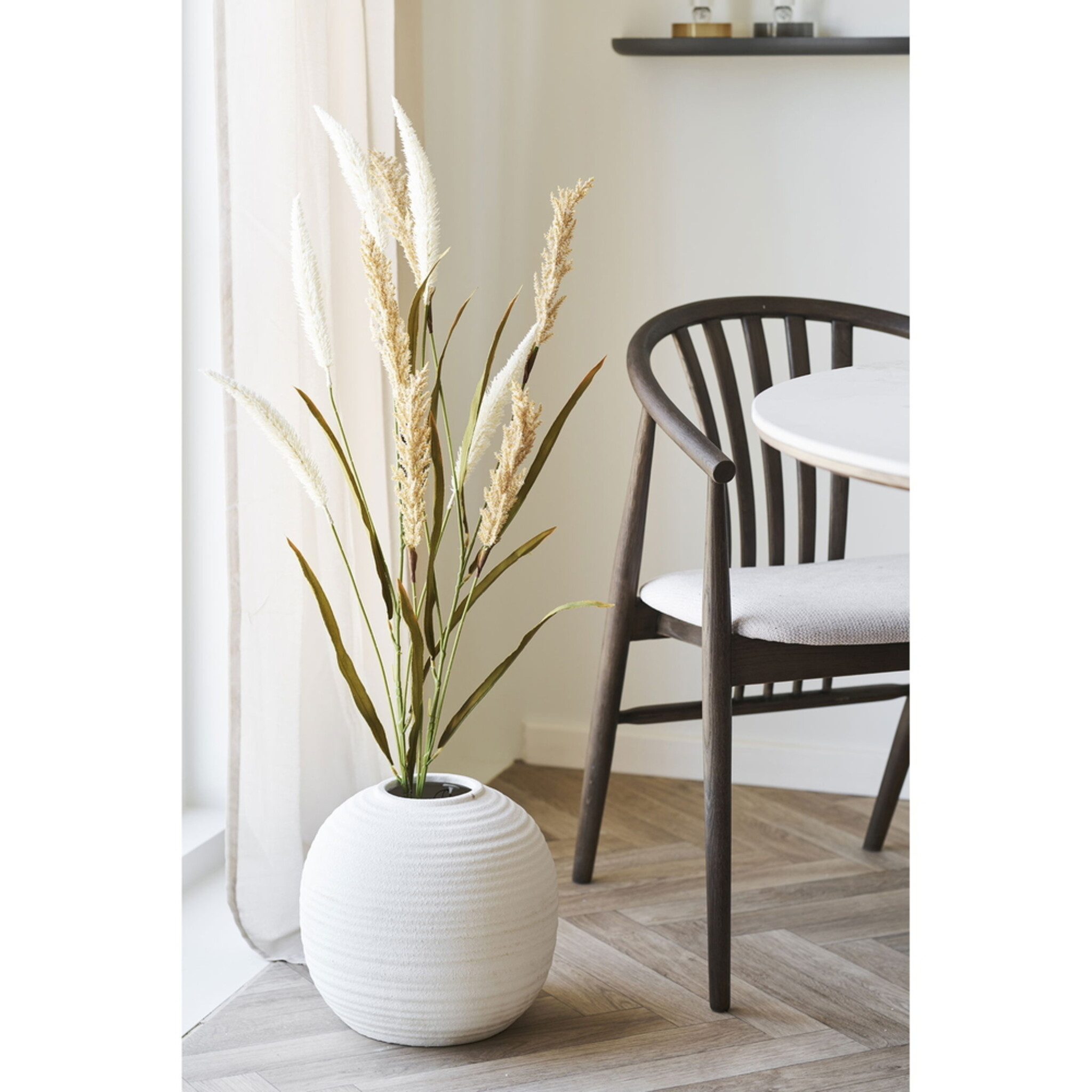Große Bodenvase Weiß, weiss 