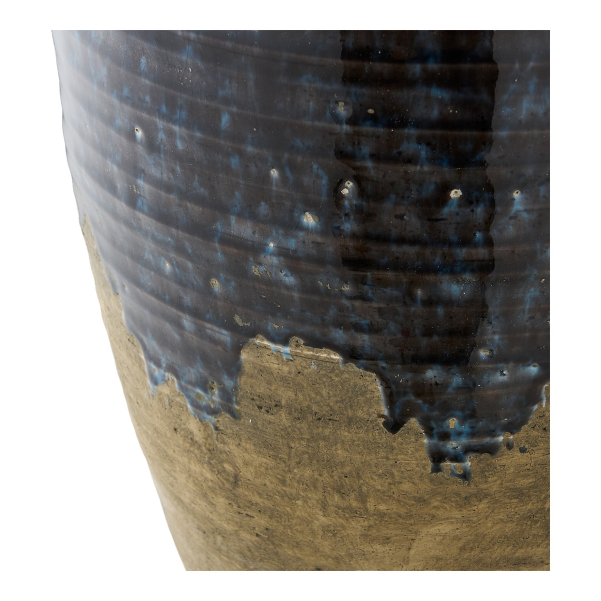 Keramik-Bodenvase Dunkelblau, dunkelblau 