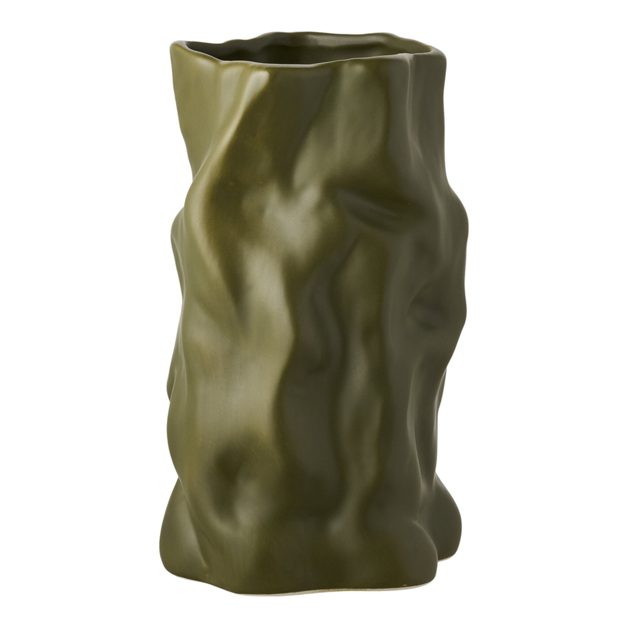 Keramik Vase Grün Ø 15 x 25 cm,  