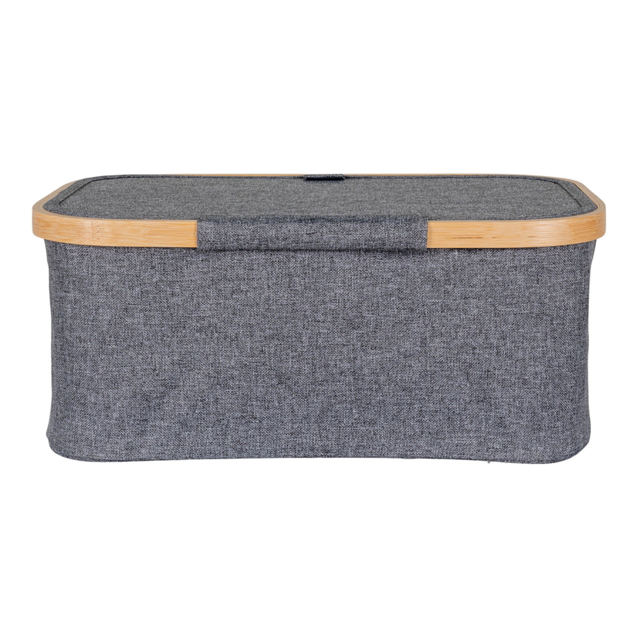 House Nordic Aufbewahrungskorb Noto, dunkelgrau 38 x 26 x 16 cm