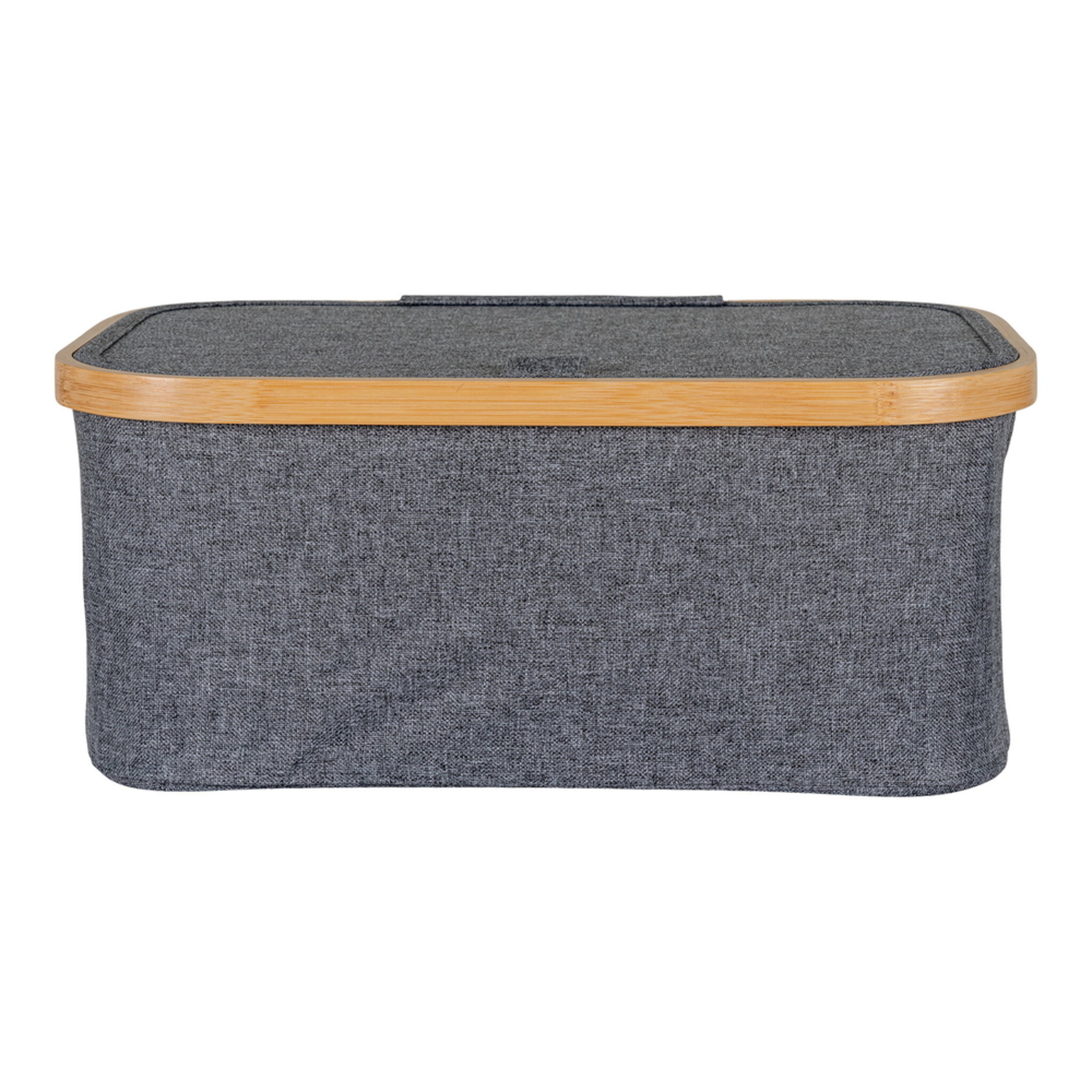 House Nordic Aufbewahrungskorb Noto, dunkelgrau 38 x 26 x 16 cm