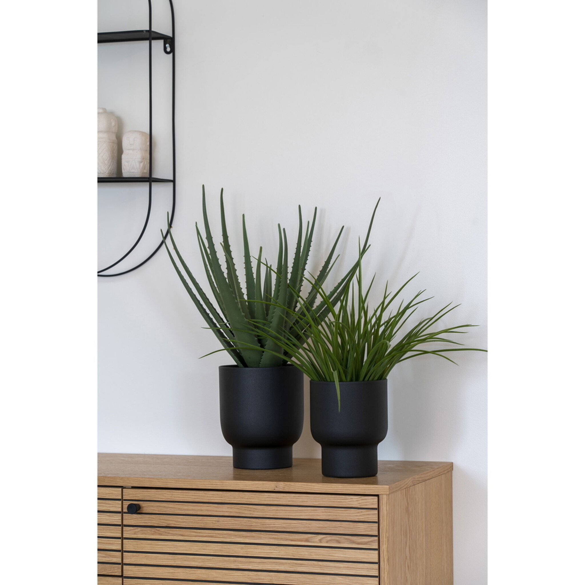 Künstliches Gras im Topf, Kunstpflanze, grün 