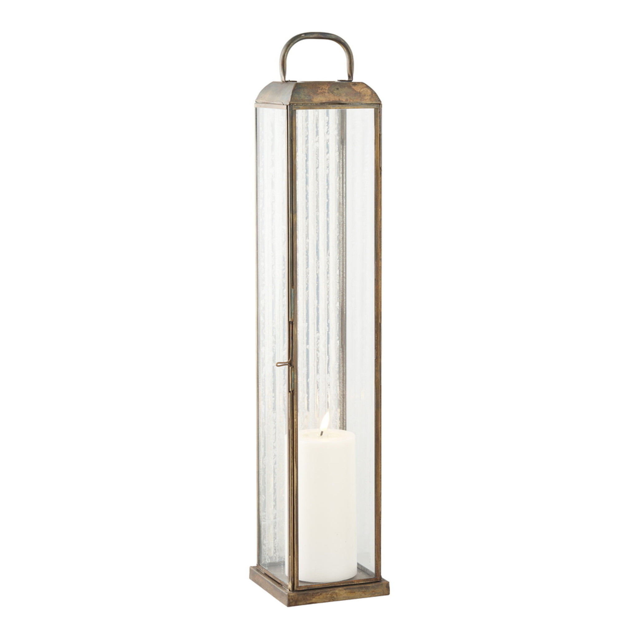 Laterne Herslev, gold 12x12x60 cm