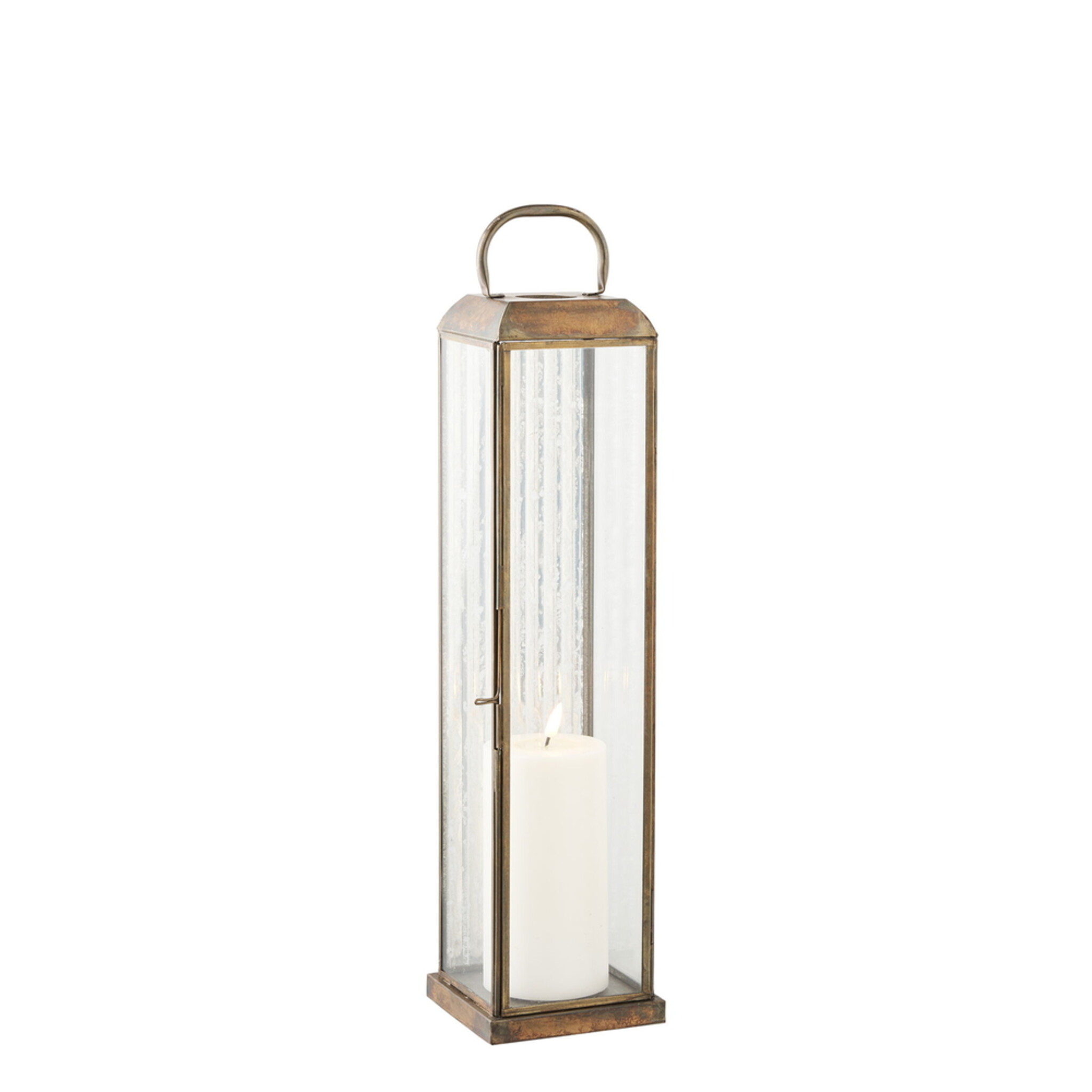 Laterne Herslev, gold 12x12x49 cm
